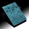 Window Sill Cat and Cherry Blossom Pattern Embossing Process Design Leather Tablets Case For iPad/Samsung Tab/Amazon/Lenovo/Xiaomi