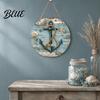 Nautical Wall Art Decorative Hanging Sign Lightweight Wooden Sign with Marine Elements