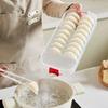 Plastic Dumpling Box Multi-Layer Transparent Food Egg Frozen Box Sealed Large Capacity Wonton Fresh-Keeping Organizer for Home