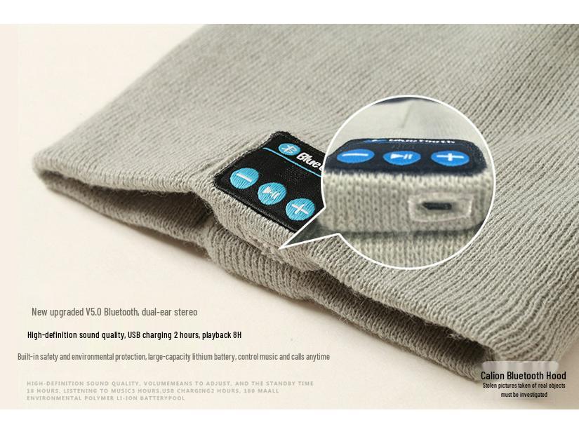 Bluetooth Headphone Knit Hat: Versatile Outdoor Sports & Music Cap