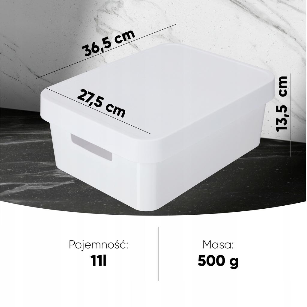 Curver Container Box With Lid 11 L White