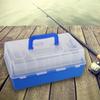 3 Layers Plastic Fishing Tackle Accessory Storage Hodler Box for Lures Hooks