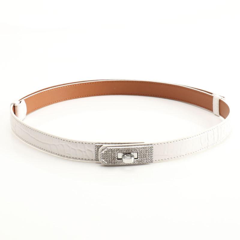 Belt Alloy Lock For Women With Water Drilling Design Suitable Office Gift Wear