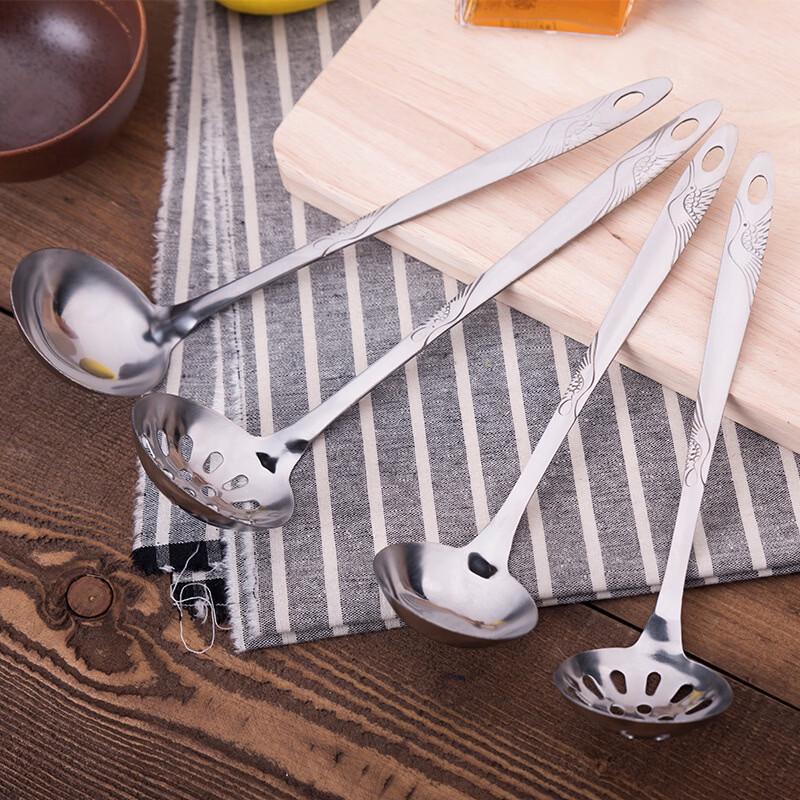 Zhishi Stainless Steel Crane Soup Ladle