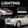 1:18 Rolls Royce Phantom Large Flagship Luxury Car Alloy Diecast Metal Model Vehicle Sound & Light Children's Toy Car Gifts Boys