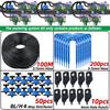 Kesla Drip Irrigation Kit 10-100M 4Way 2Way 8L Drip Arrow 3/5Mm Hose Watering System Dripper Sprinkler Pot Planting Greenhouse