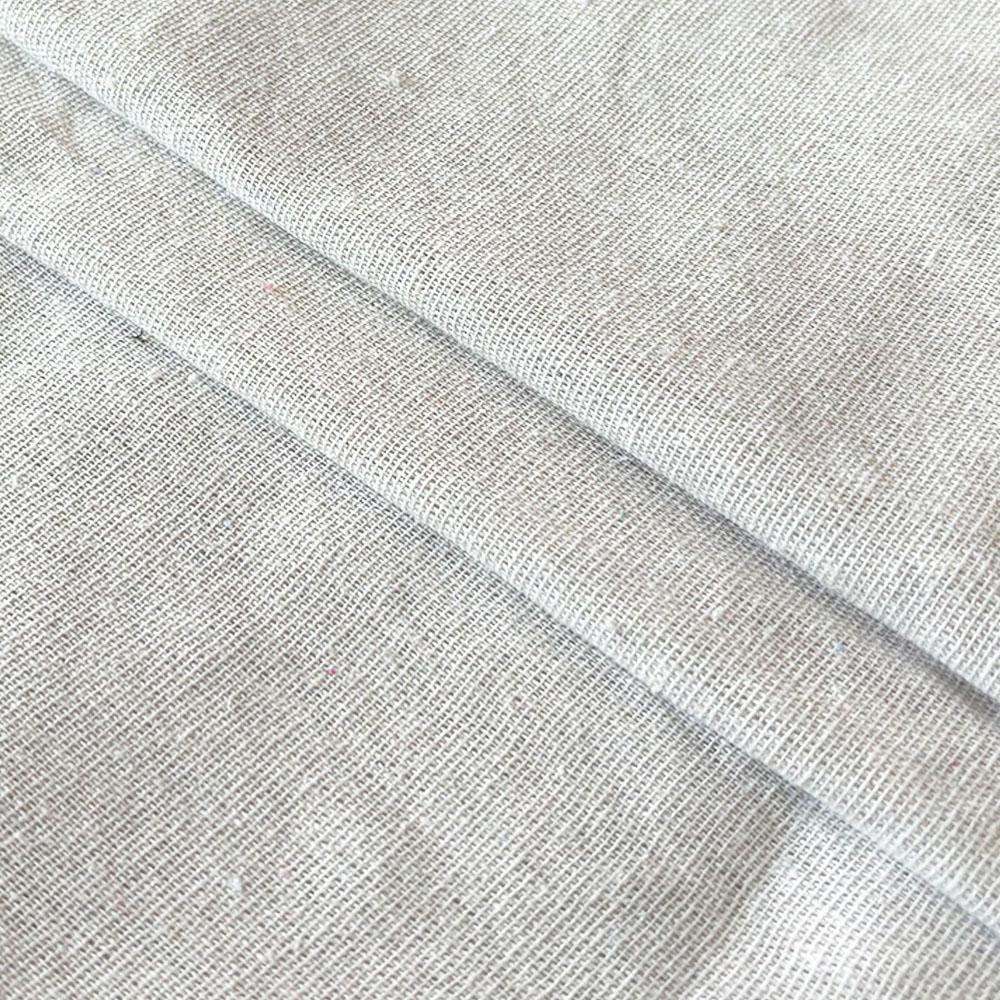 50x150cm Cotton Linen Fabric Solid Color Heavy Duty for DIY Sewing Pants Tablecloth Sofa Curtain Decor Embroidery Practice Cloth