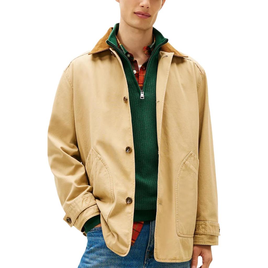 Tommy Hilfiger Wygodna Wszechstronna Codzienna Odzież Robocza Klasyczna Kurtka Kurtki Męskie XM05677-RBL