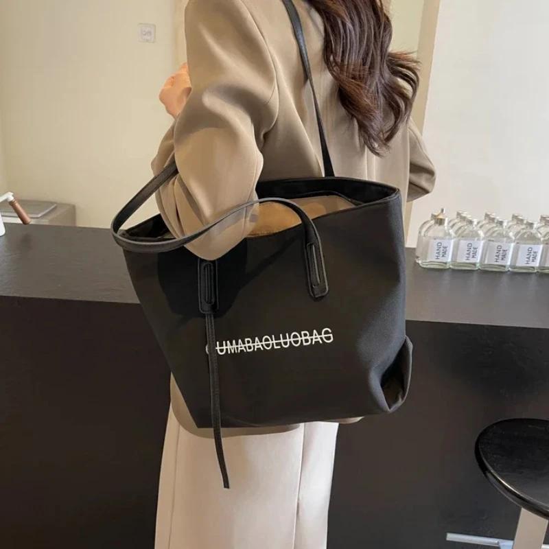 Duża pojemność kobieca torba swobodna torba na ramię uniwersalna wisząca elegancka nowa