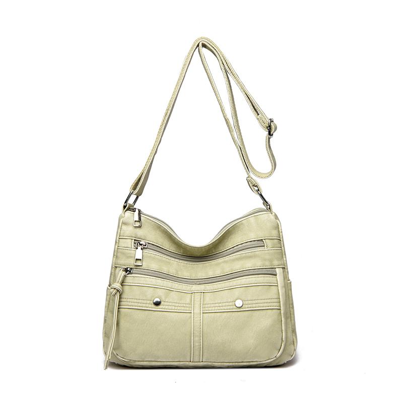 Umhängetasche Mehrschichtige Umhängetasche Großes Fassungsvermögen Pendlertasche