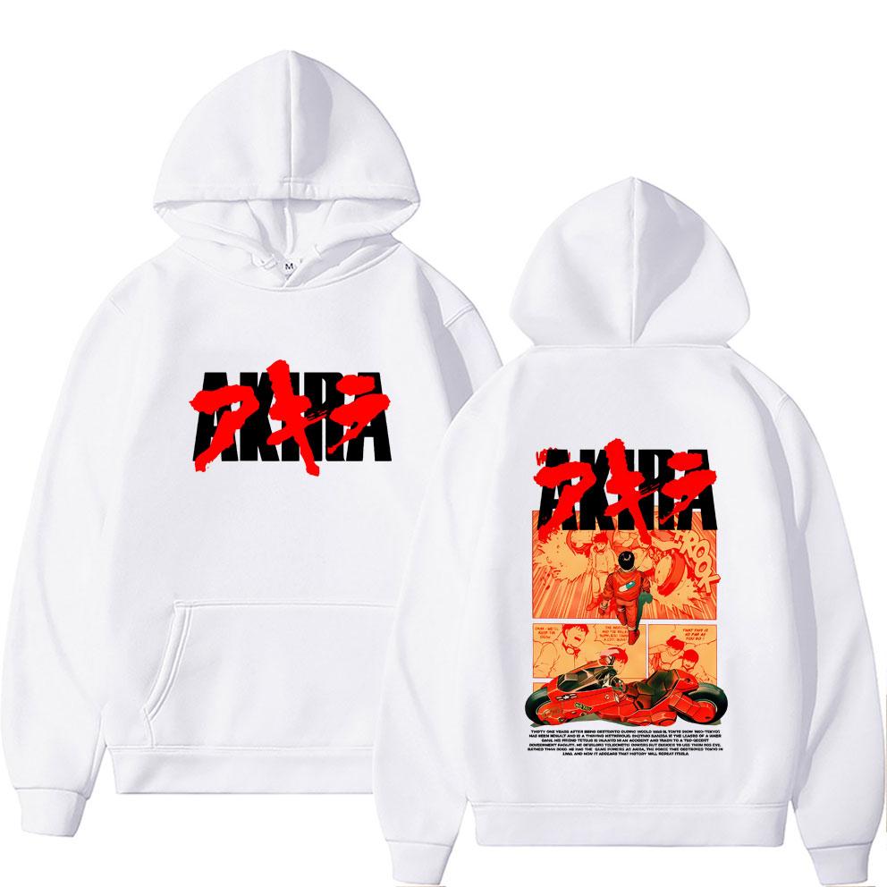 Japansk Science Fiction Tecknad Film Anime Akira Shotaro Kaneda Grafisk Huvtröja Herr Dam Överdimensionerad Tröja