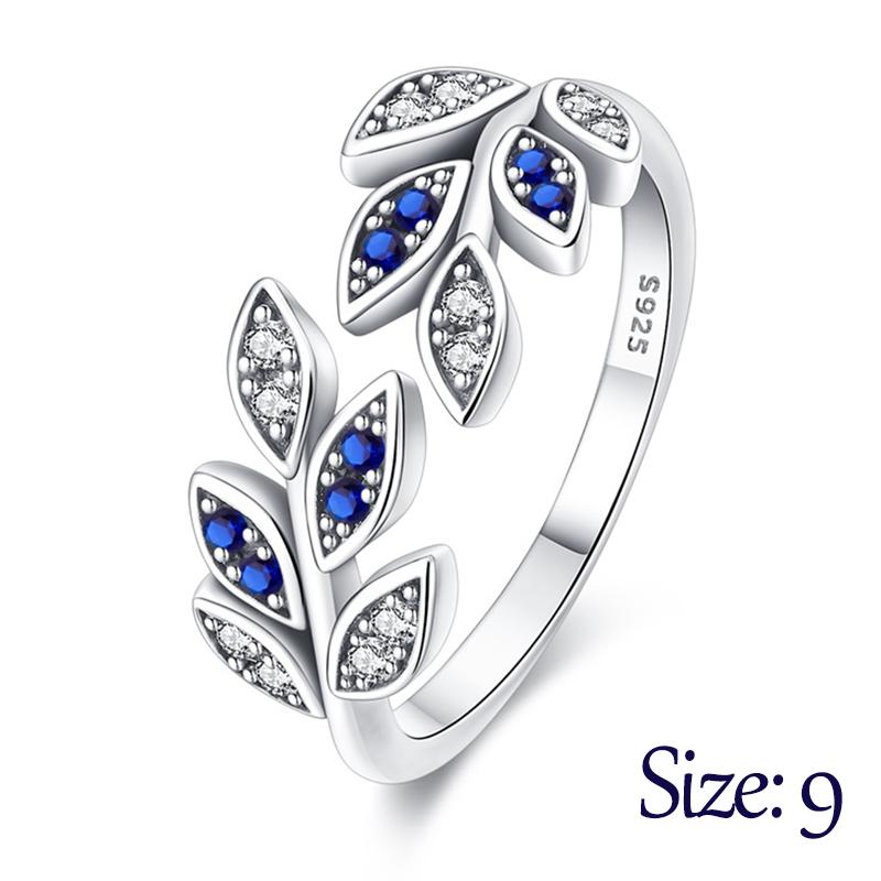 Real 925 Silver Feather Butterfly Flower Sun Moon Animal Design Open Rings Fit For Wedding Party Fine Jewelry