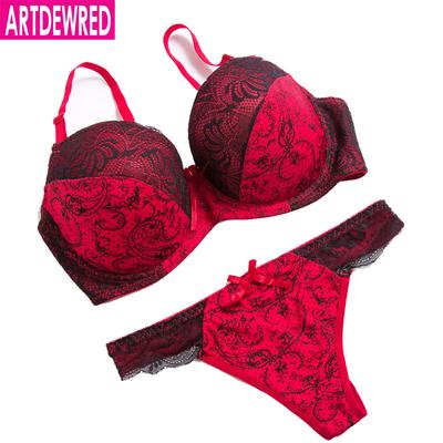 Artdewred Soutien-gorge Seksi Dantel Sutyen iç çamaşırı seti Büyük Fincan iç çamaşırı seti Artı Boyutu 34D 36DD 38E 40E