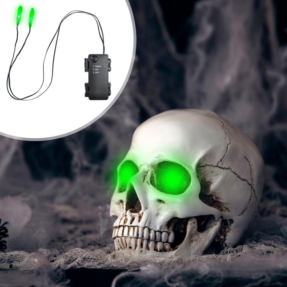 Outdoor Waterproof Led Glowing Eyes Weatherproof Halloween Decorations Spooky Halloween Led Glowing Eyes for Masks Pumpkins
