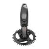 Bike Crankset Black Hollow Integrated Positive Negative Gear 36T Chainring with Crank Bottom Bracket