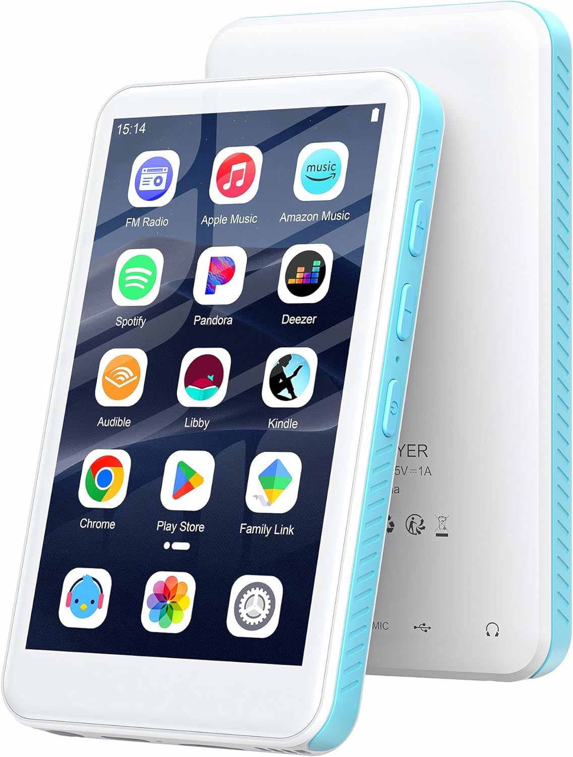 

32GB MP3 Player with Bluetooth and WiFi, Android 13 Music Player, 4-inch Touchscreen, Multifunctional MP4 Player, 2000mAh Built-in Battery, Car Blueto