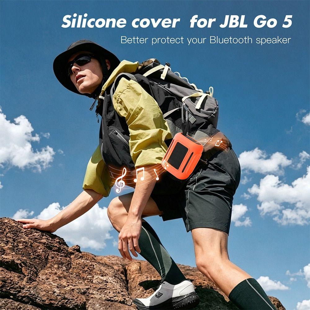 Portable Silicone Case Protective Cover for JBL GO 5 Bluetooth Speaker Speaker Accessories