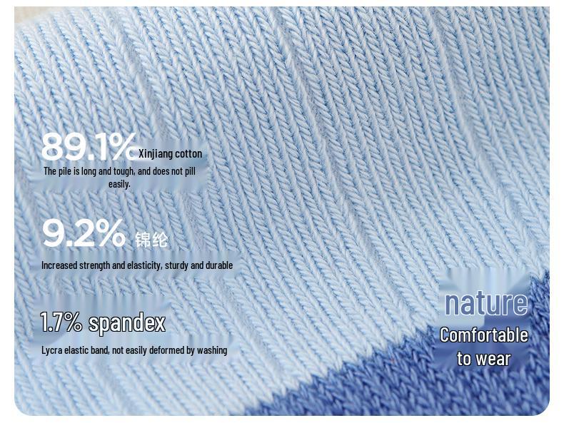 Nidoran Vinter 2025 Tykke Bomull Midt-legg Babysokker - Varm Frotte for Gutter