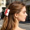 Hair Claw Cartoon Panda Fox Design Back Head Hair Clip Anti-slip Teeth Strong Grip Shark Hair Clip Lightweight Hair Accessory