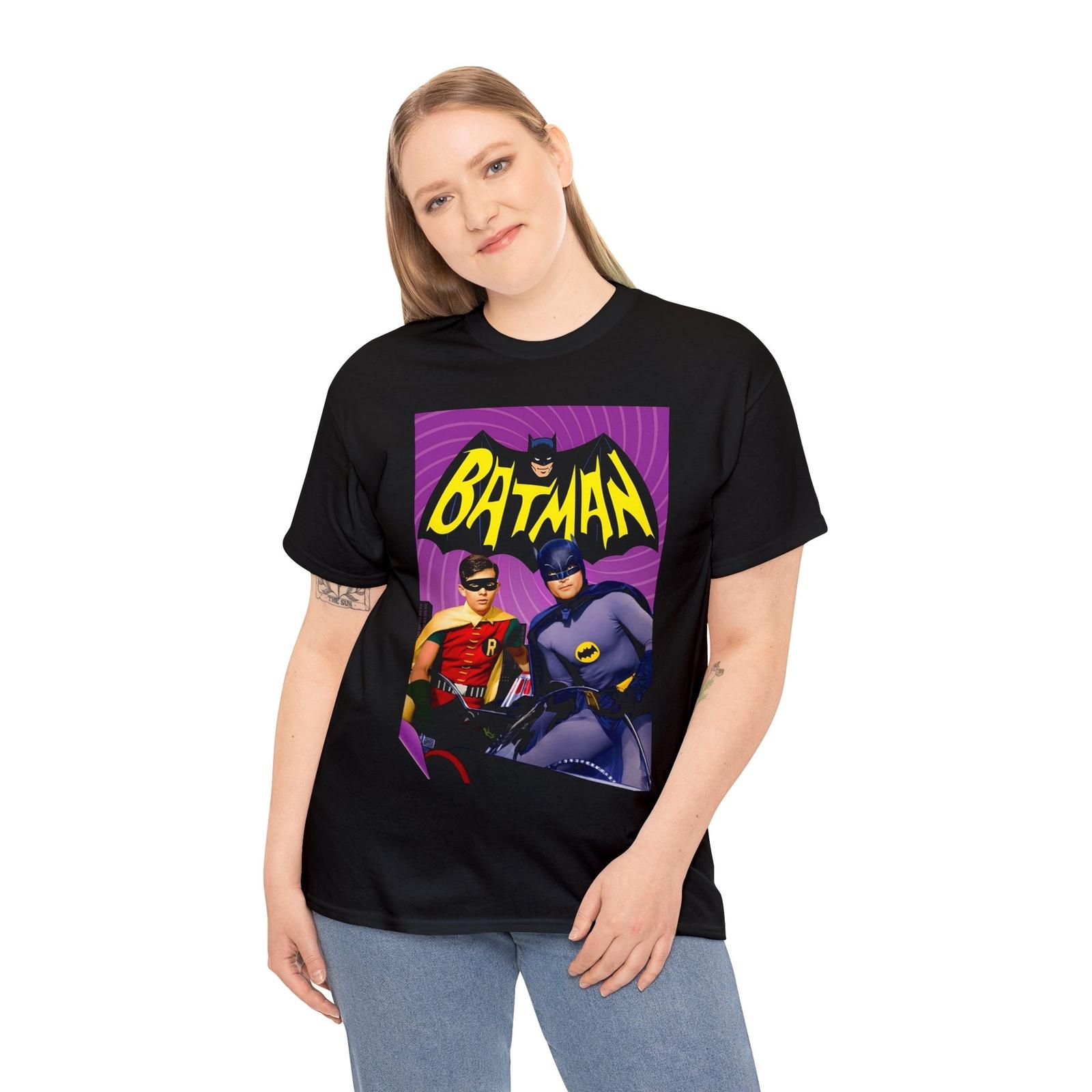 Batman TV (1966) T-Shirt Mens Womens Tees Top Robin Bruce Wayne Batmobile Sci-Fi Fantasy M