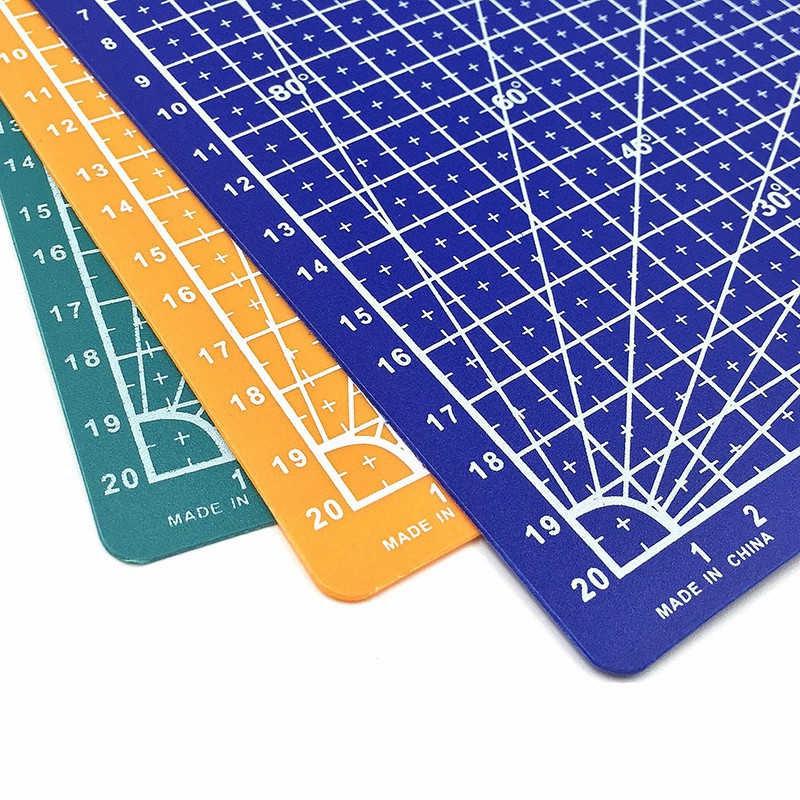 A3/A4/A5 DIY Grid Line Tool Pvc Rectangular Cutting Mat Plastic Patchwork Cut Pad Sewing Supplie