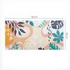 Durable Anti-Slip Desk Mat Leaves and Abstraction 90x45 Cm