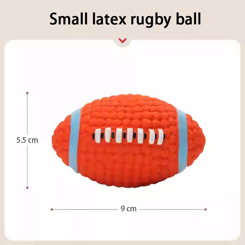 Toys For Small Large Dogs Chihuahua Golden Retriever Natural Latex Dog Balls Anti Bite Interactive Dog Chew Toy Pet Squeak Toys