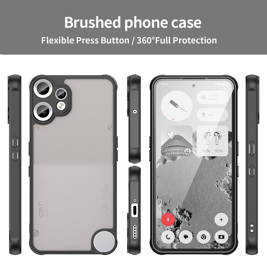 Matte Shockproof Case for Nothing CMF Phone 2 Pro Protective Cover with Full Protection Case for Nothing Phone 3