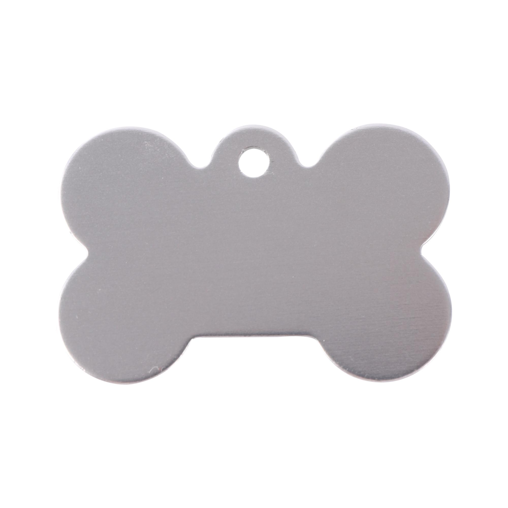 

Бирка для питомца в форме кости, Персонализированные бирки с именем собаки/кошки, Против потери, Бесплатная гравировка, Подвеска на ошейник, Кость для маленького, среднего, большого питомца 40mm x 27mm