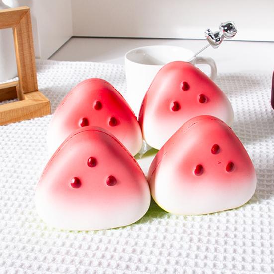 1/2/3/5Pcs Simulation Watermelon Piece Squeeze Toy Stress Relief Fruit Pinch
