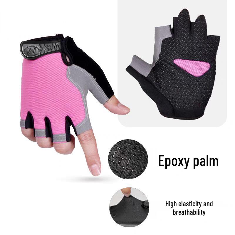 Unisex Breathable Non-Slip Fingerless Gloves for Outdoor Fitness, Cycling, Climbing & Mountaineering