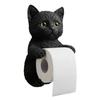 Porta-toalhas de Papel Gato, Porta-toalhas de Papel Gato 3D Divertido, Decoração para Banheiro Cozinha Suporte de Armazenamento de Papel Higiênico Montado na Parede