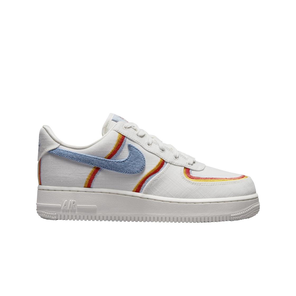 

(w) Nike Air Force 1 07 Lv8 Sail Light Armory Blue 240