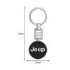 1 szt. Brelok z emblematem samochodu Akcesoria do breloka na klucze Dla Jeep Renegade Compass Wrangler JK Patriot Grand Cherokee XJ SRT Trail Hawk