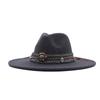 eBay European and American New Woolen Top Hat Minority Style Retro Big Brim Cm Jazz Hat