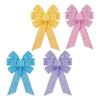 Spring Wreath Bows for Front Door,Farmhouses Ornament Tree Toppers Bows for Holiday Outdoor Indoor Spring Bows for Wreath