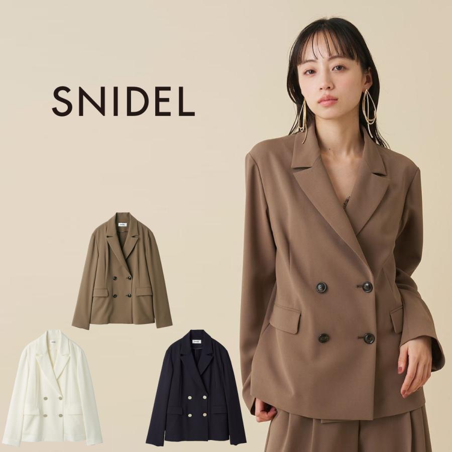 SNIDEL Washable Jacket swfj262003 Women s Outerwear Tailored Jacket Simple Elegant Adult Casual Occasion SNIDEL