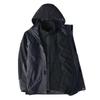 Herren Herbst- und Winter-Outdoor-Zweiteiler Drei-in-Eins-Jacke Herren Winddichte und Warme Bergsteiger-Overalls