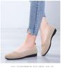 Old Beijing Women's Mesh Sandals: Shallow Cut, Hollow Pointed Toe, Versatile Flat Bottom, Soft Sole for Spring & Summer.