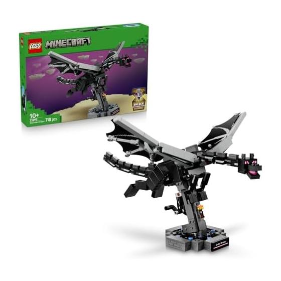 LEGO Minecraft Ender Dragon Toy Birthday Present Block Boys Girls Children 10 Years Old 11 Years Old 12 Years Old Elementary School Minecraft Goods