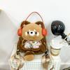 Panda Plüsch Rucksack Niedliche Plüschtier Puppe Damen Umhängetasche Fell Weiche Schultertasche Camping Reise Kawaii Party Weibliche Geburtstagsgeschenke