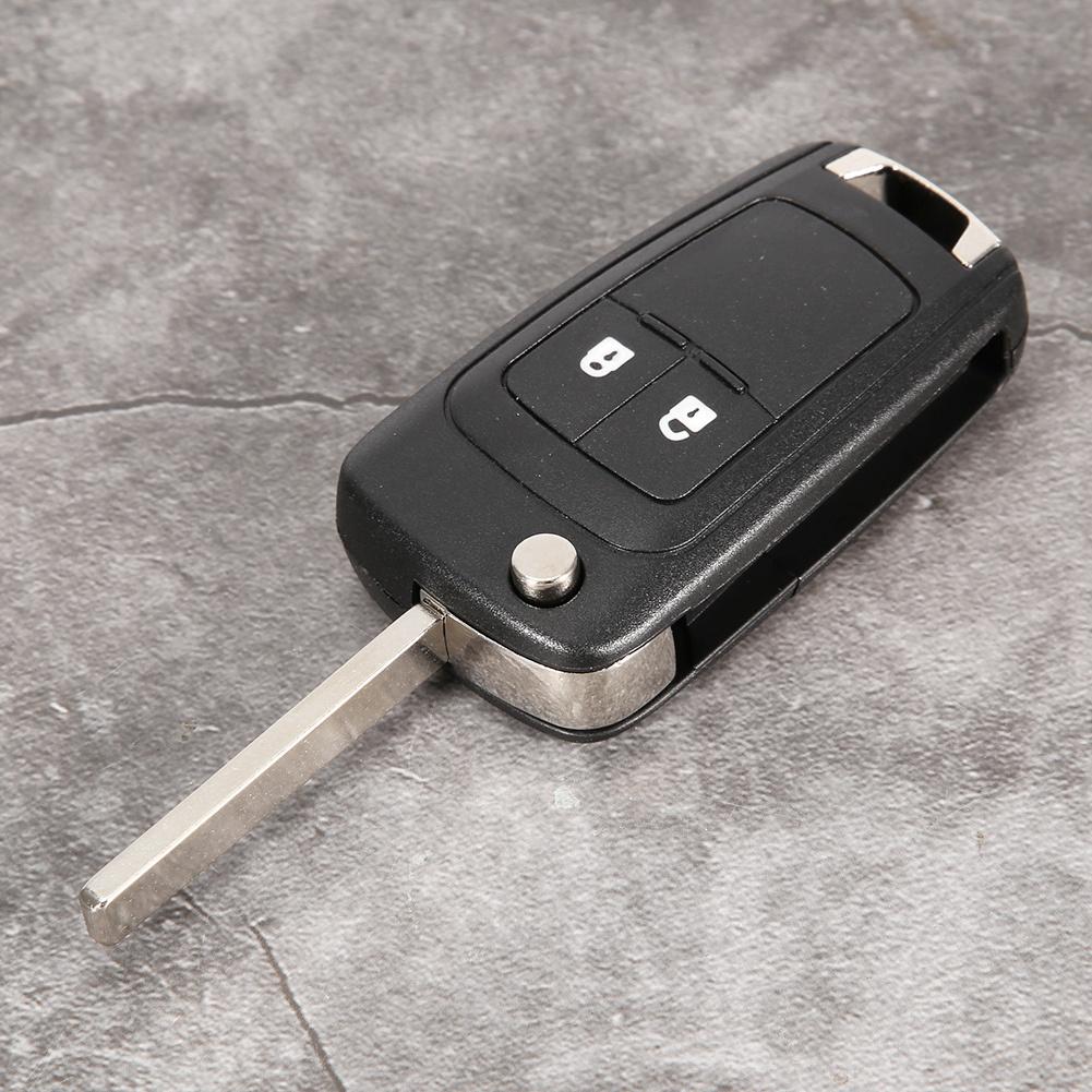 2 Buttons Foldable Remote Key Fob Case Cover Replacement Fits for Opel Vauxhall Astra