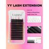 LASHINE W Shaped Lashes YY 3D 4D 5D 6D Premade Volume Fans Faux Mink Eyelashes Brazilian Volume C/D/M Curl Natural Soft Lashes