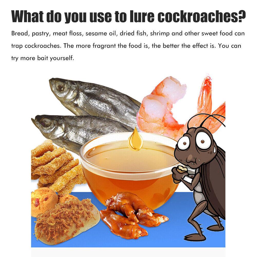 Cockroach Traps Box Professional Practical Roach Catcher Capacity Cockroach Large Living Room Repellent Wear-resistant G9W5