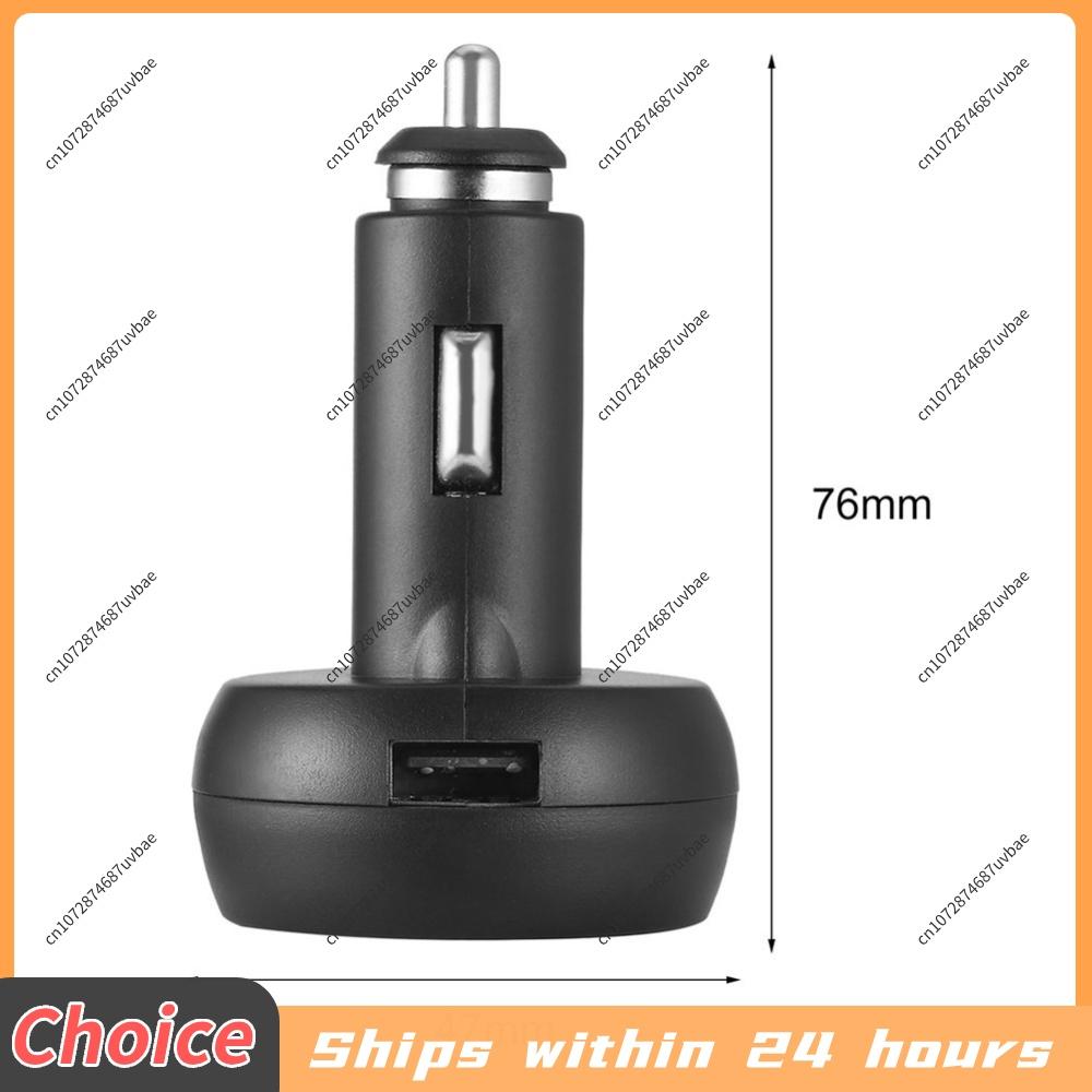 3 in 1 Digital LED Car Cigarette Lighter Voltmeter Thermometer Car Truck USB Charger 12V/24V Temperature Meter Voltmeter