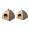 Cat Bed for Indoor Cat Small Dog Warm Bed House Washable Puppy Tent Bed Kitten Cave Removable Cushion