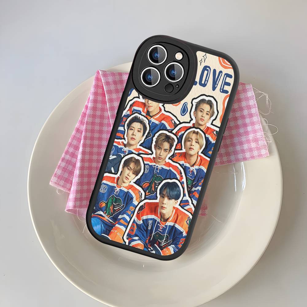 Band N-NCT MUSIC Phone Case For IPhone 16 15 14 13 12 11 Pro Max Plus Leather Soft Cover