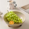 Frutero para encimera de cocina, Cesta de almacenamiento de plástico grande con soporte, Bol de servir multifuncional para centro de mesa de mesa de comedor