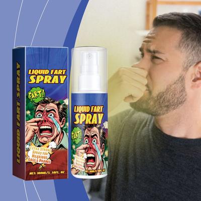 SUPER SKMAIKAS (Mega Dydis 100ml) - Fart Spray – „Beprotiškai stiprus“, ypač stiprus smarvė – netikras kakas dvokiantis išdaigų daiktas – kvepia itin „blogomis“ dujomis