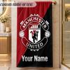 Beach TowelManchester United Custom Name Text Personalized Soft Towel for Beach Pool Indoor Home Decor Gift